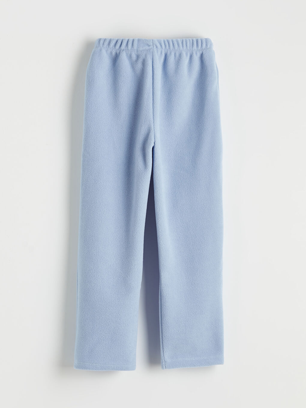 Pembe Bisiklet Yaka Nakışlı Kız Çocuk Polar Pijama Takım-4