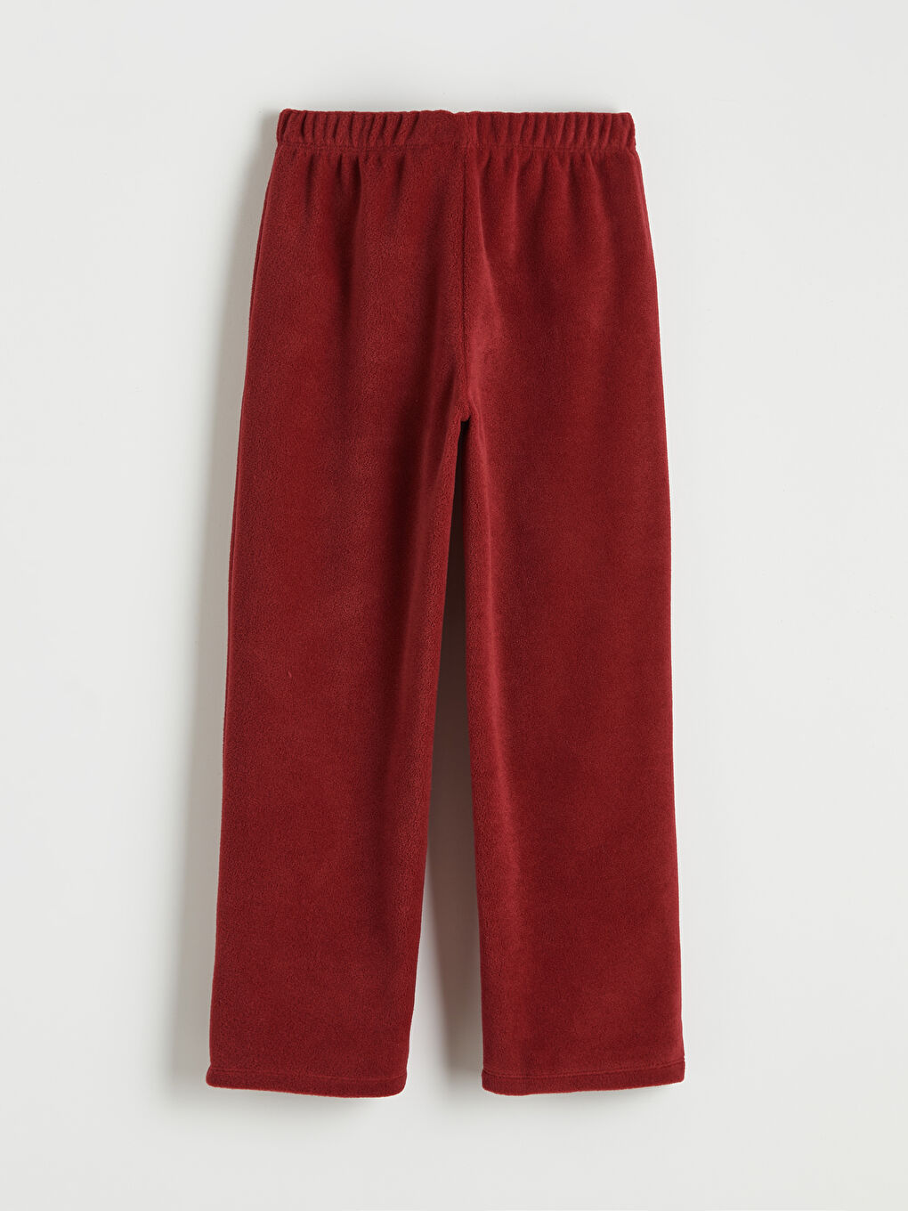 Bordo Kız Çocuk Nakışlı Bisiklet Yaka Pijama Takım-4