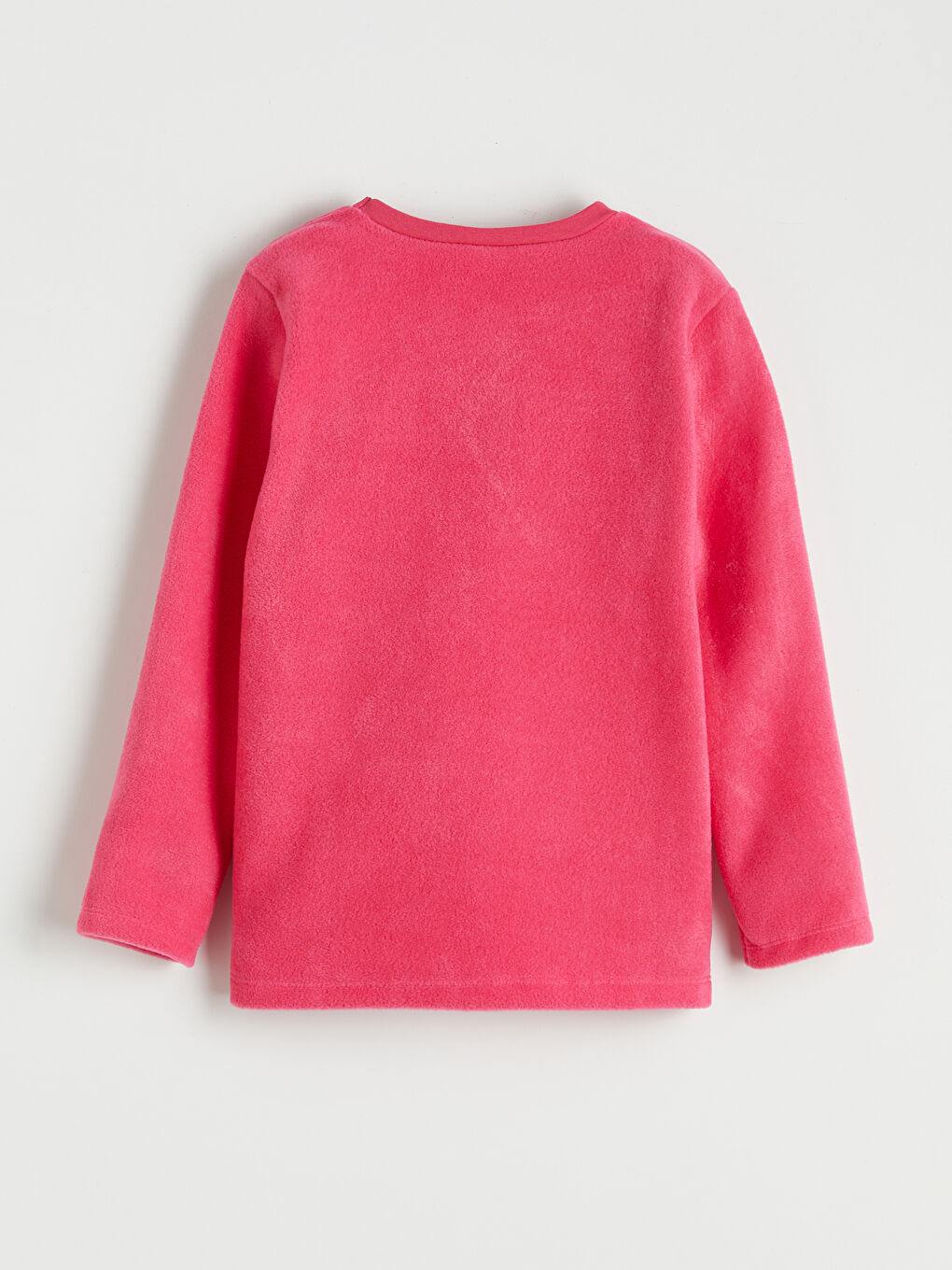 Fuşya Nakış Detaylı Polar Kız Çocuk Pijama Takım-2