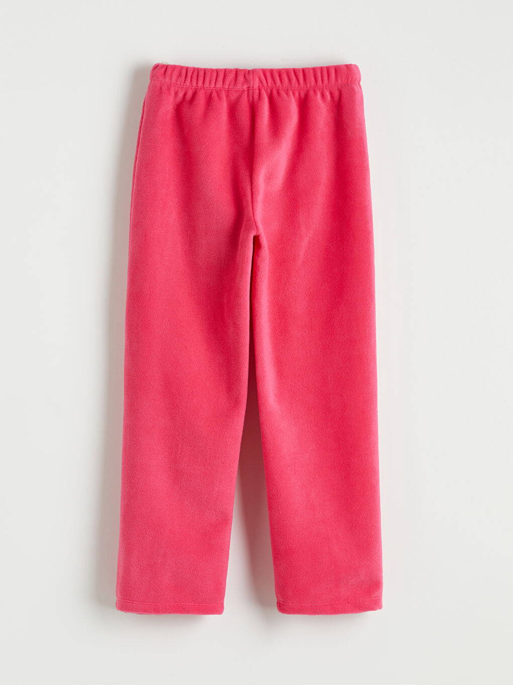 Fuşya Nakış Detaylı Polar Kız Çocuk Pijama Takım-4