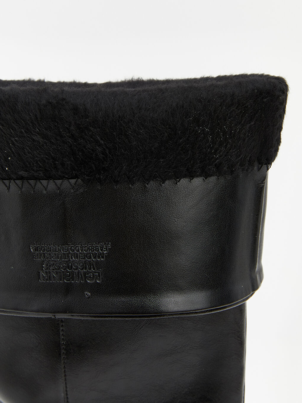 Siyah Sivri Burunlu Kadın Topuklu Kadın Çizme-5