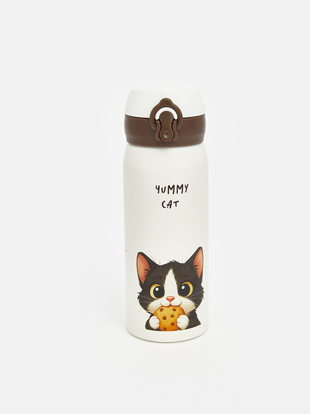 Cat Printed Girl's Water Bottle-3