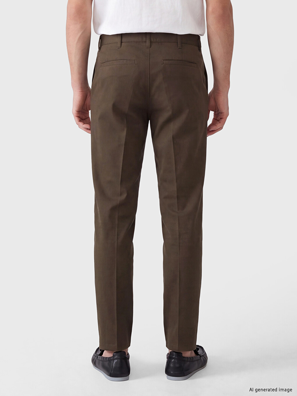 Regular Fit Men's Chino Trousers-2