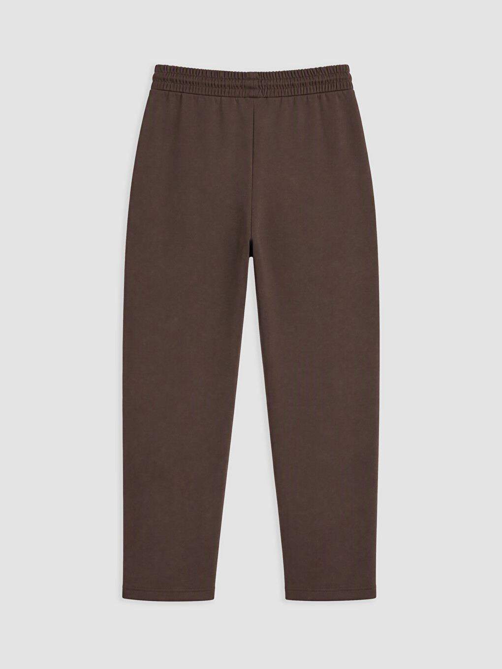 Kahverengi Relax Fit Önü Dikiş Detaylı Erkek Pantolon-1