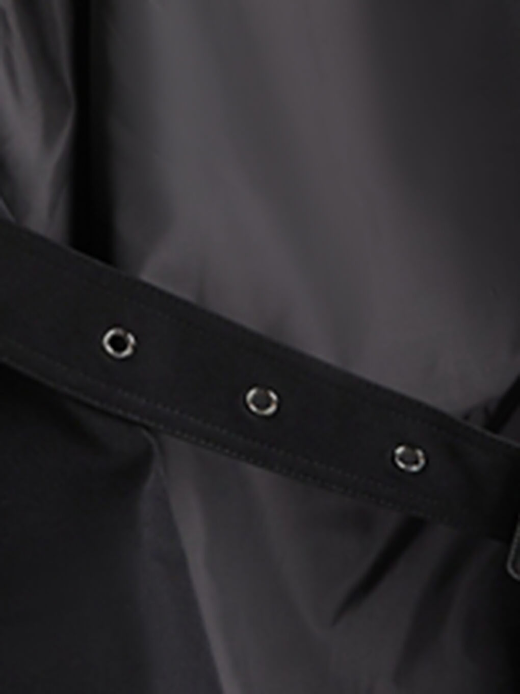 Siyah Standart Kalıp Erkek Trençkot-6