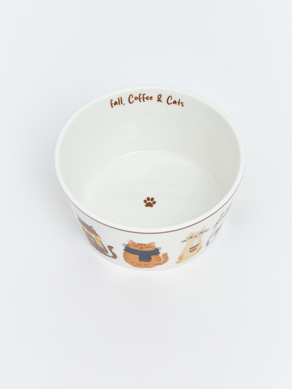 Cat Printed Porcelain Bowl-5
