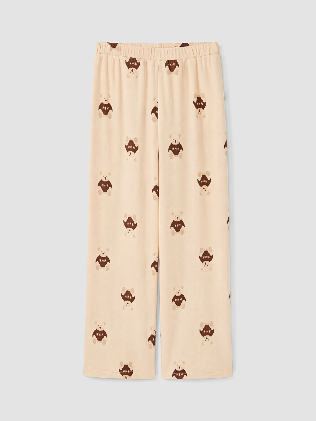 Gemustertes Damen-polar-pyjama-set-7