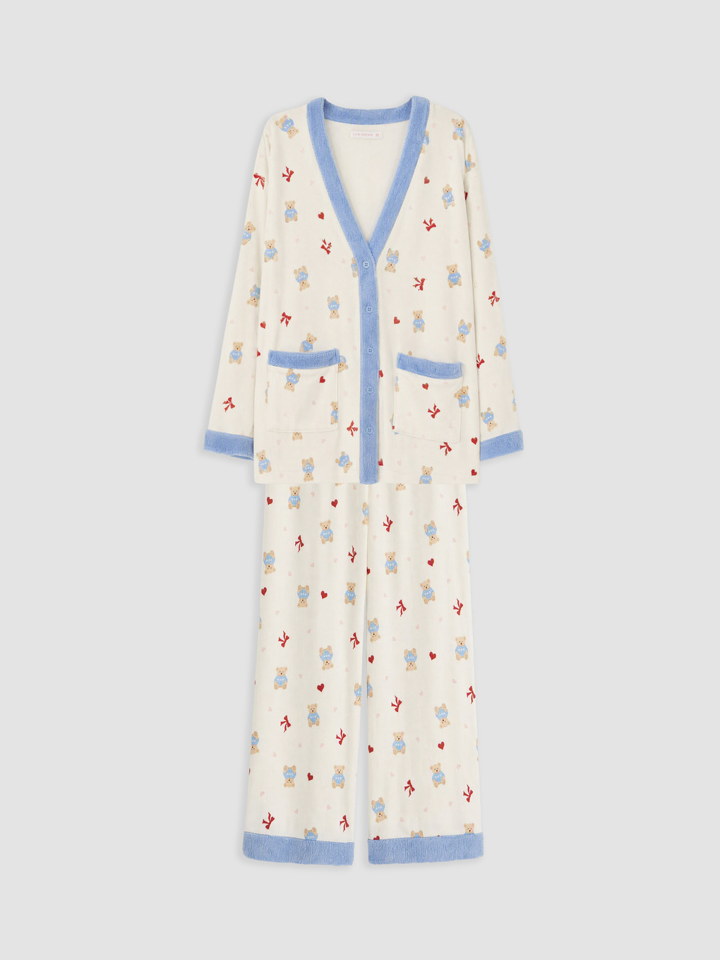 Woman Ecru Pyjama Set-4