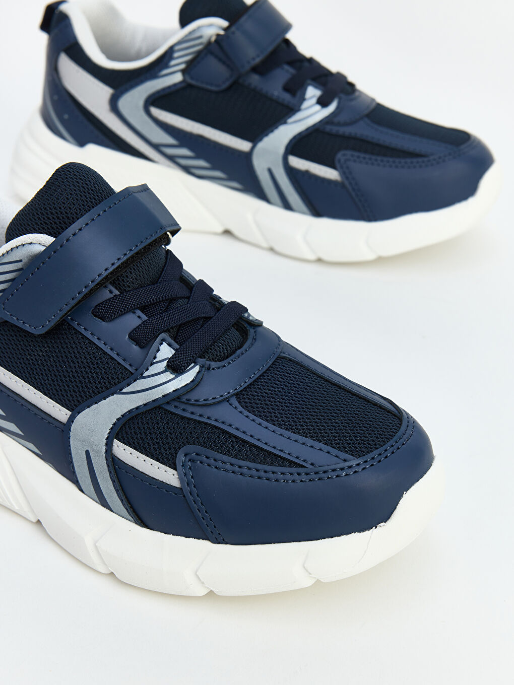 Lacivert Fileli Erkek Çocuk Sneaker-2