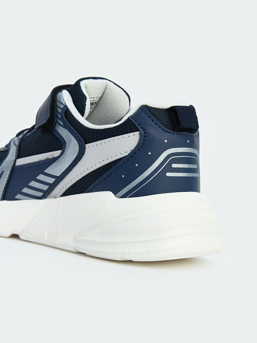 Lacivert Fileli Erkek Çocuk Sneaker-4
