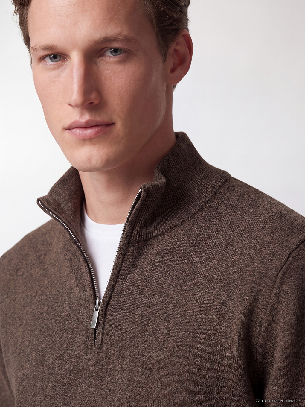 Man Brown Sweater-2