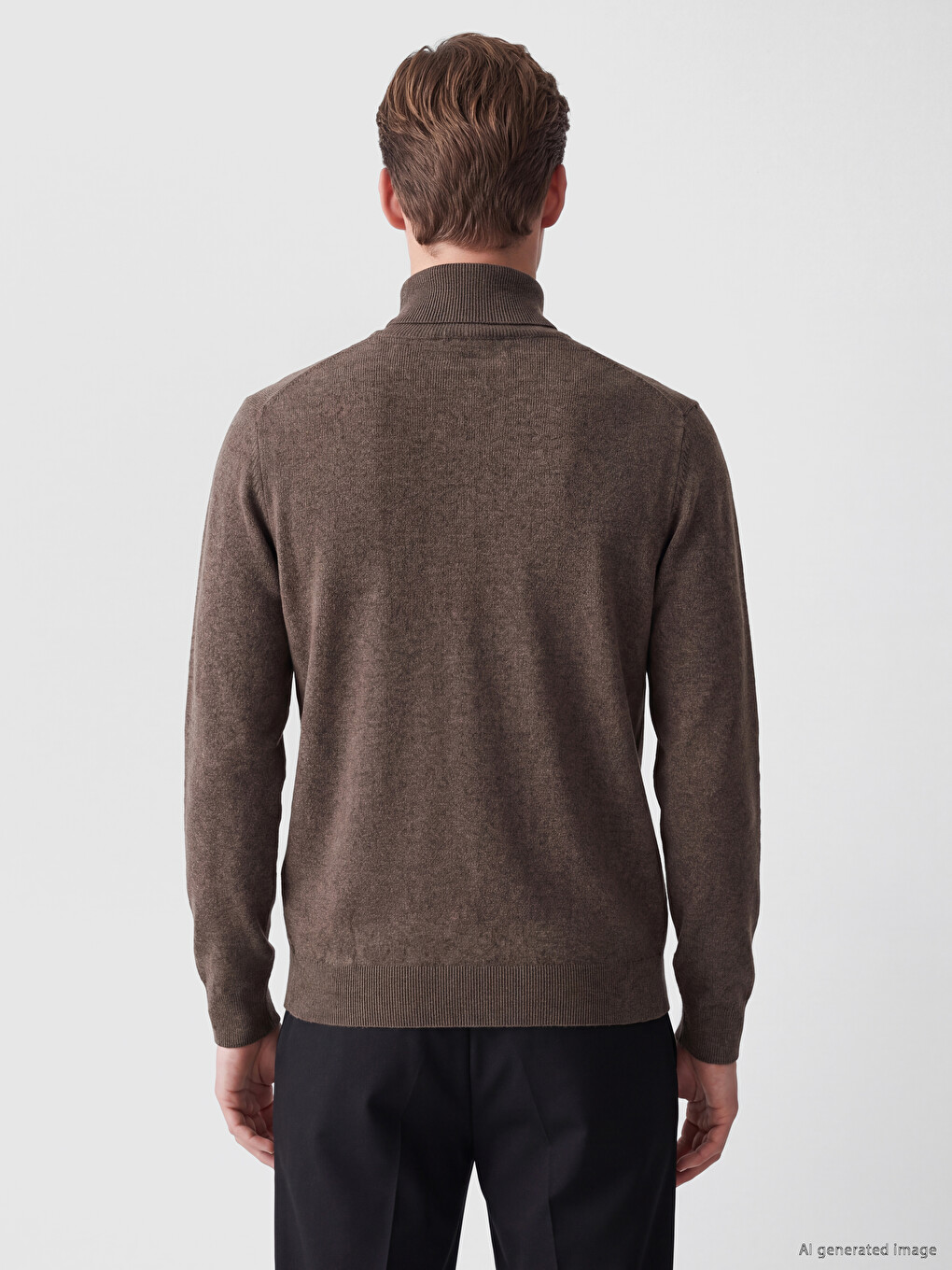 Man Brown Sweater-3