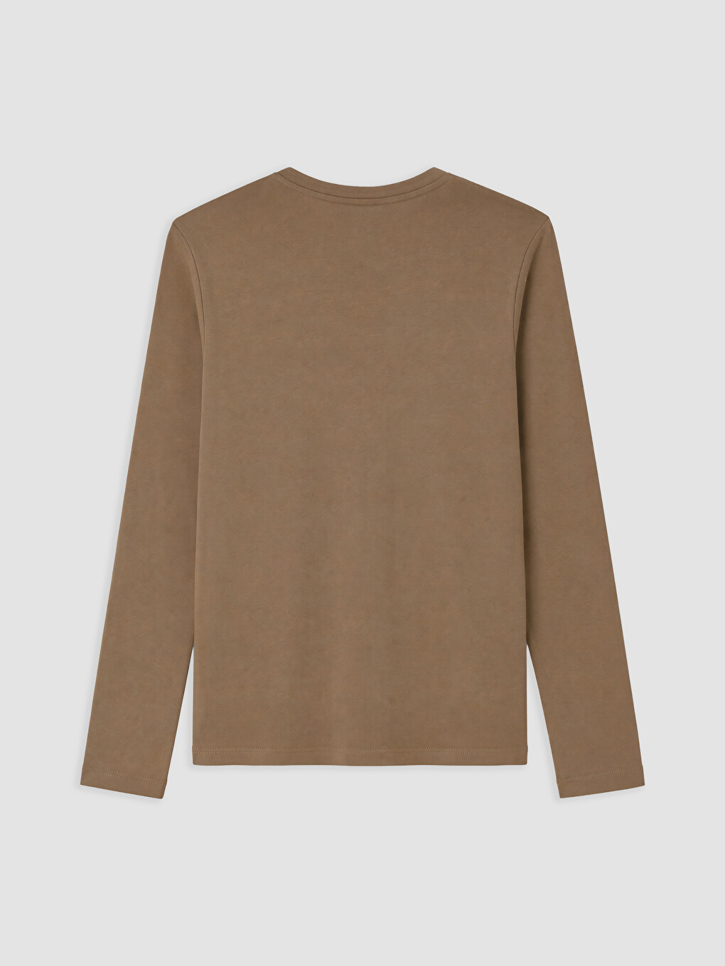 Crew Neck Long Sleeve Men's T-shirt-4