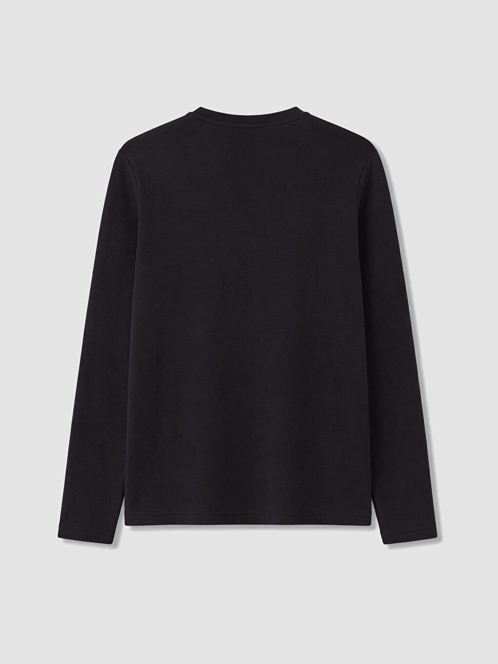 Crew Neck Long Sleeve Men's T-shirt-5