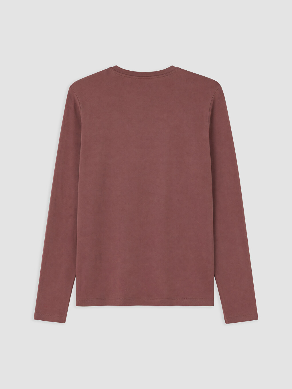 Crew Neck Long Sleeve Men's T-shirt-4
