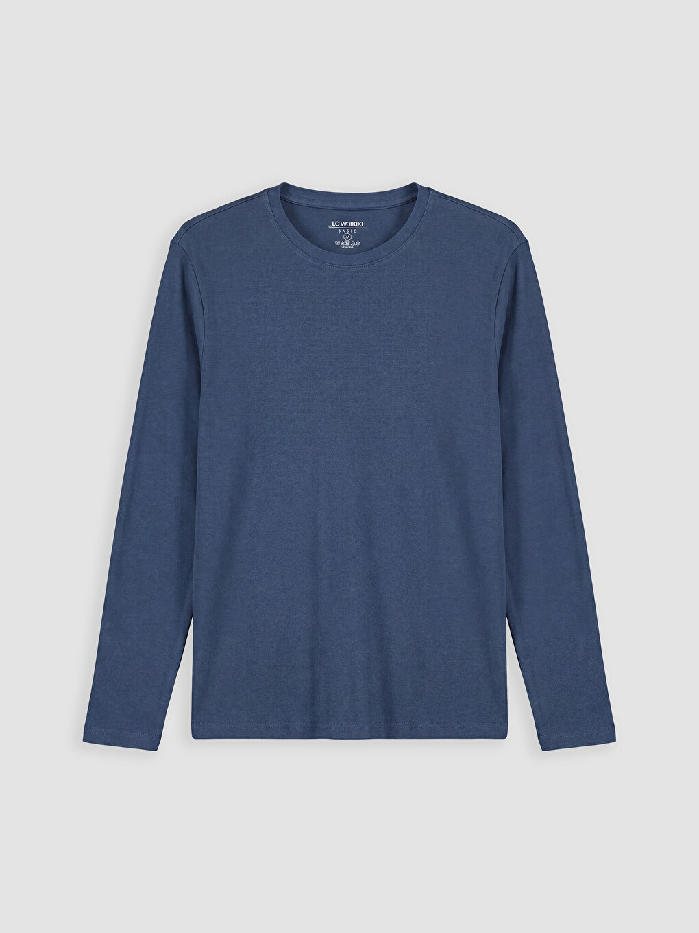 T-shirt À Manches Longues À Col Rond Pour Homme-3