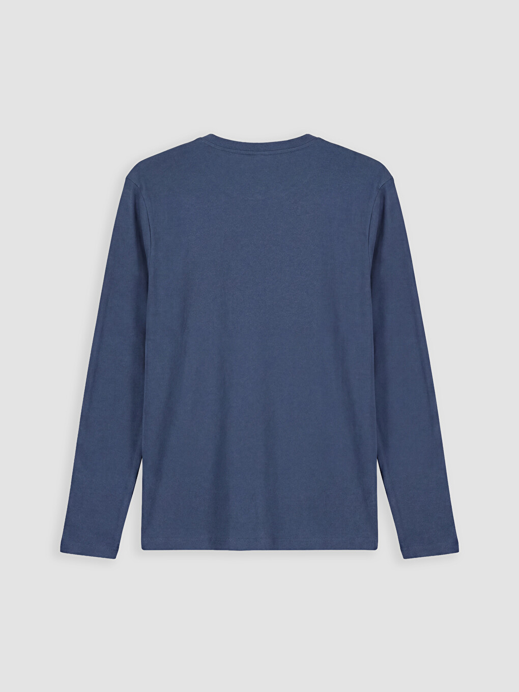 T-shirt À Manches Longues À Col Rond Pour Homme-4