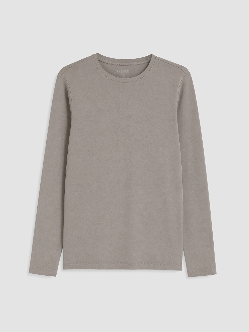 Tricou Cu Mânecă Lungă Pentru Bărbați Cu Guler Rotund