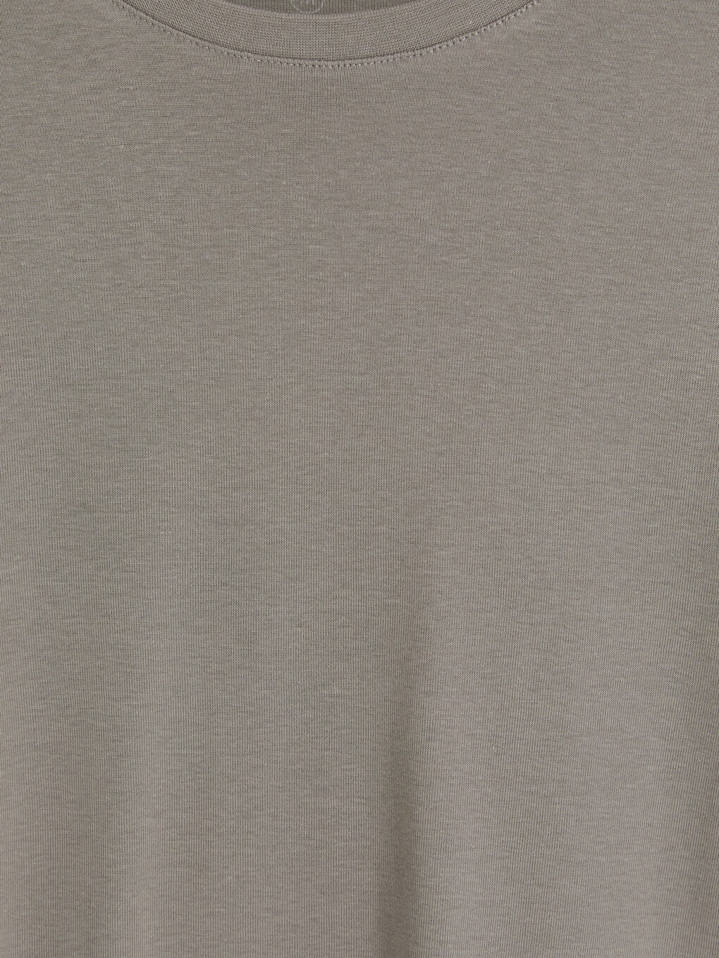 Tricou Cu Mânecă Lungă Pentru Bărbați Cu Guler Rotund-1