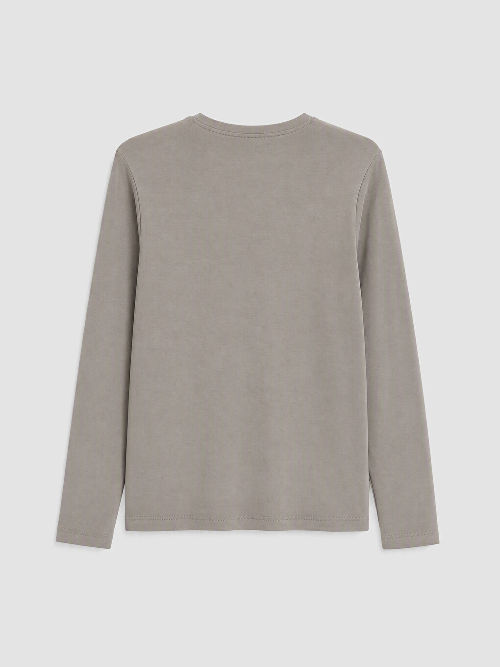 Tricou Cu Mânecă Lungă Pentru Bărbați Cu Guler Rotund-2