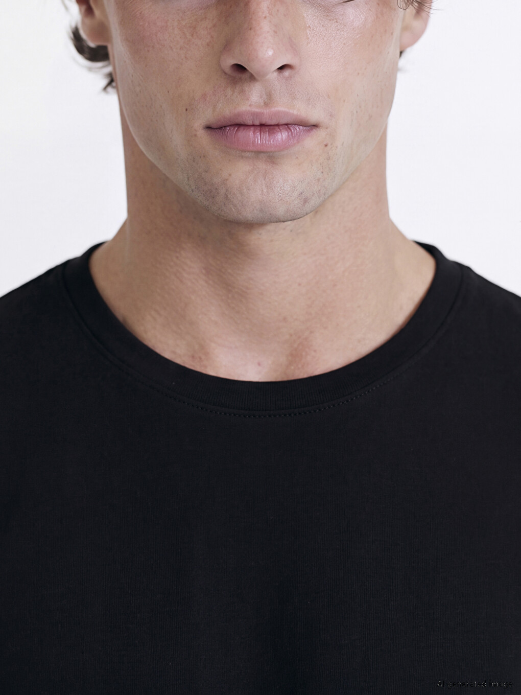 Crew Neck Long Sleeve Men's T-shirt-2