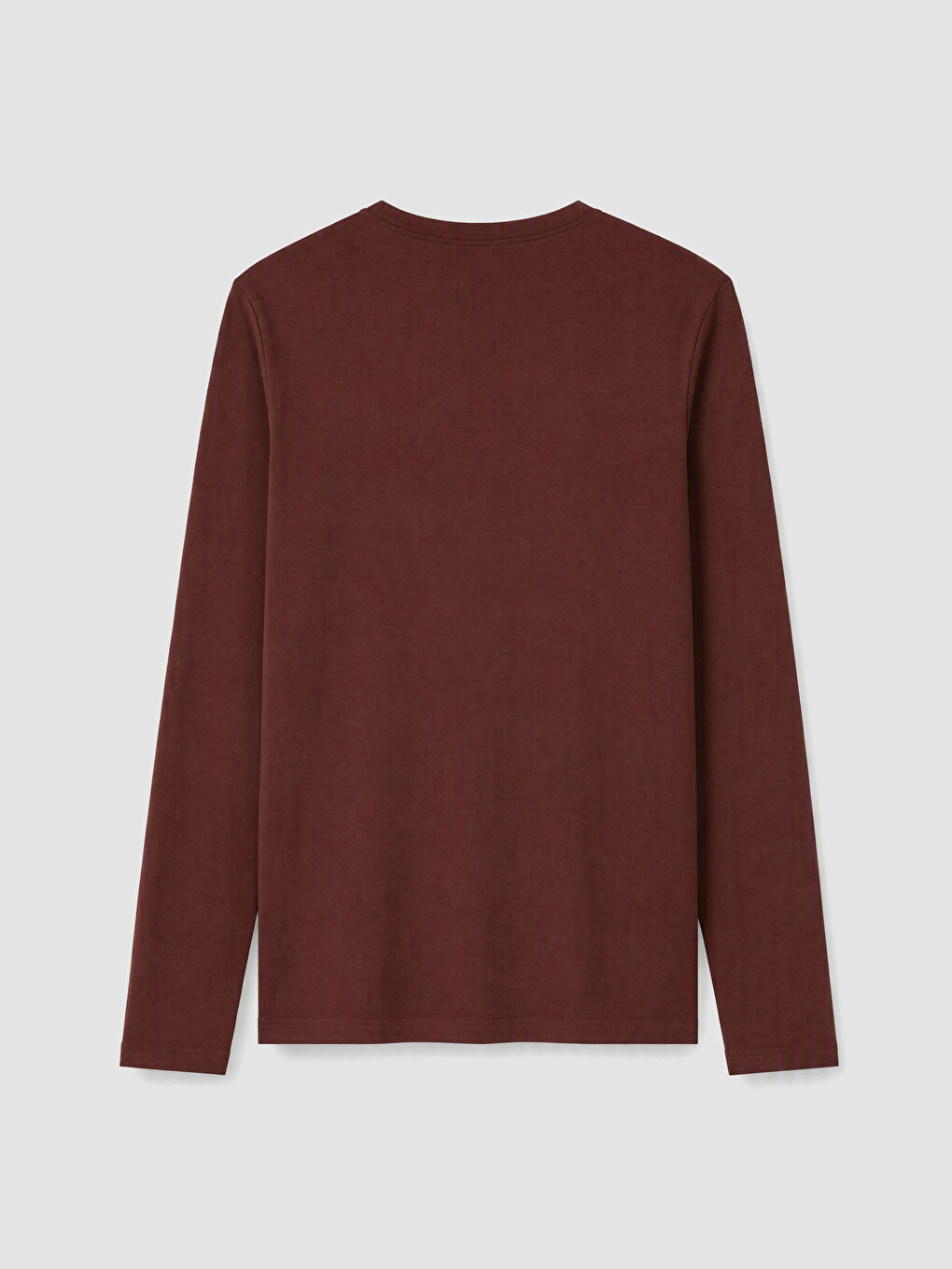 Crew Neck Long Sleeve Men's T-shirt-5
