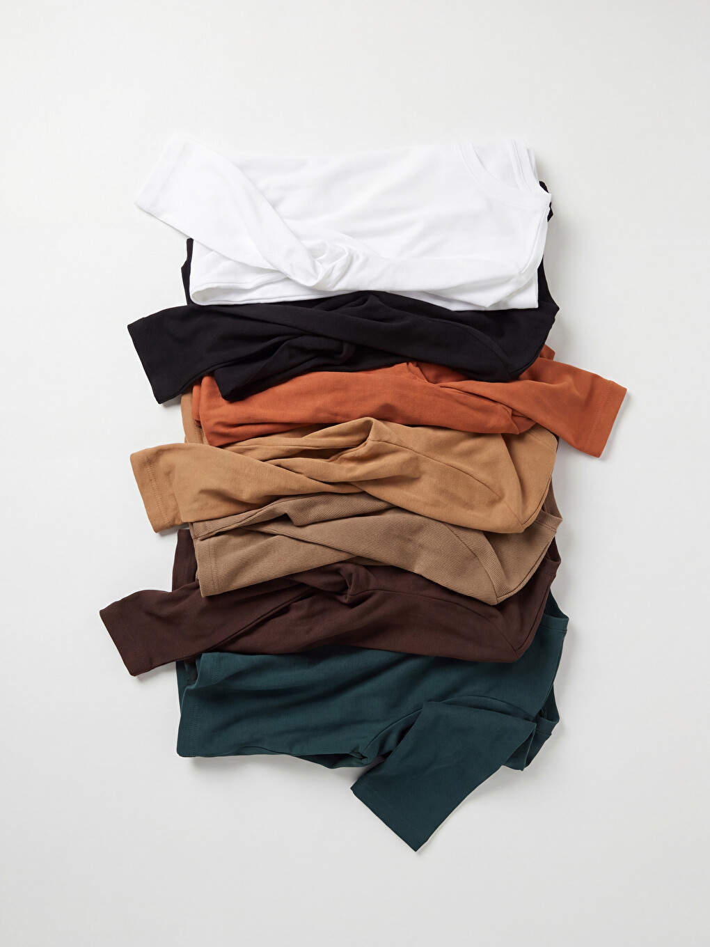 Crew Neck Long Sleeve Men's T-shirt-2