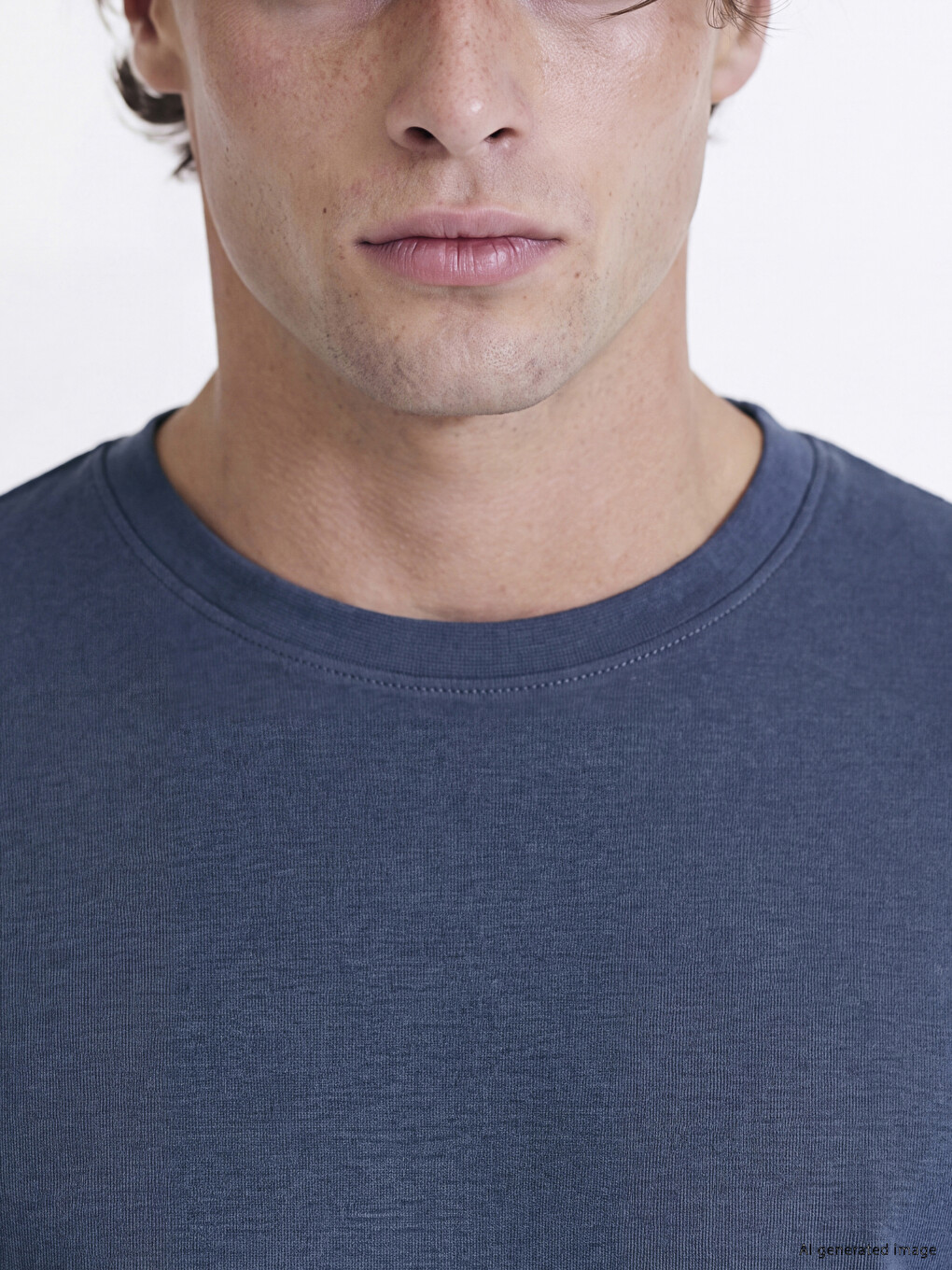 T-shirt À Manches Longues À Col Rond Pour Homme-2