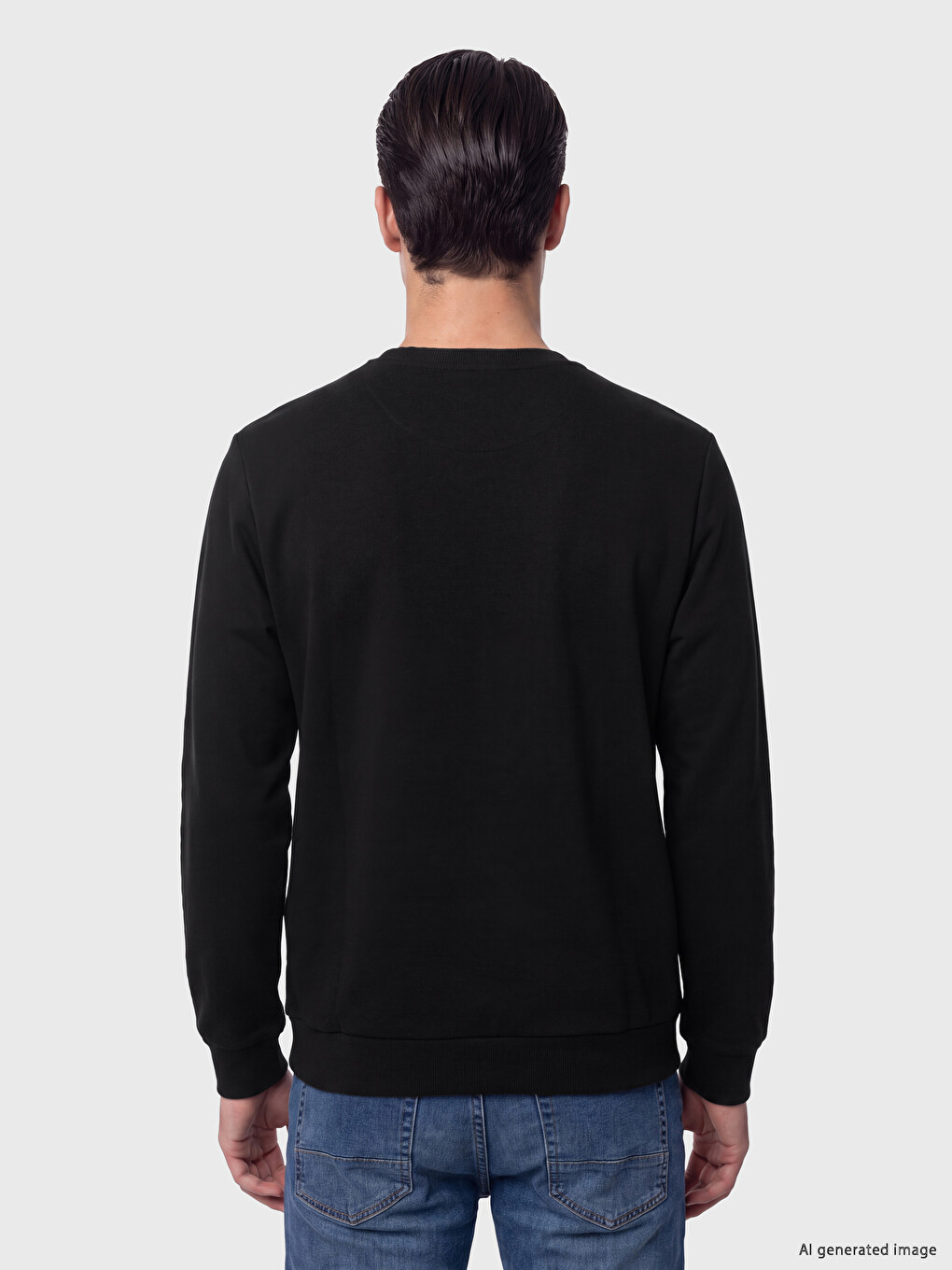 Crew Neck Men's Sweatshirt-2