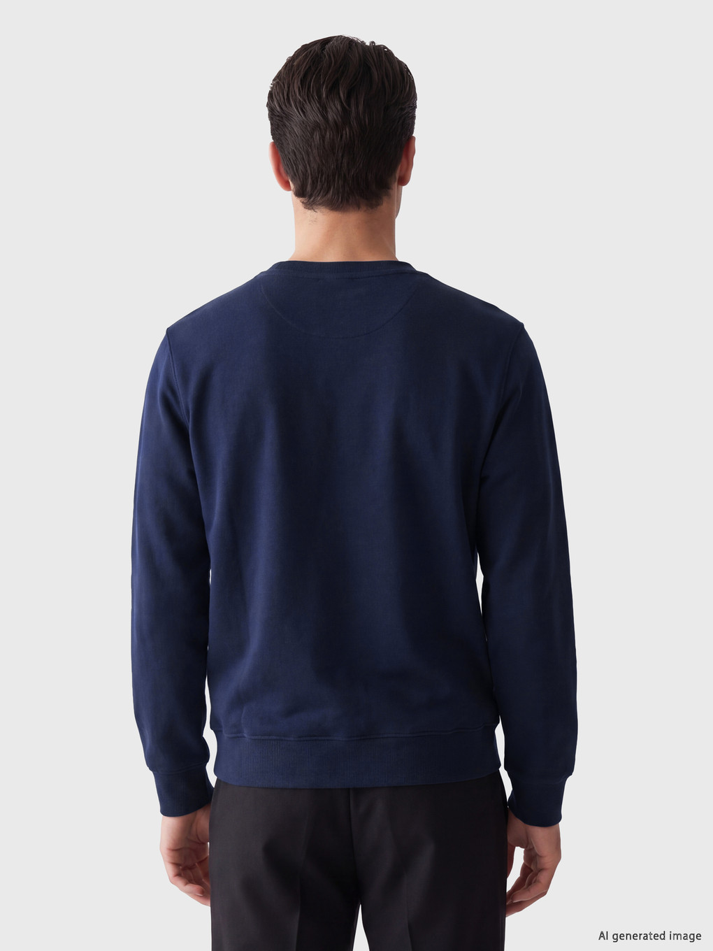 Crew Neck Men's Sweatshirt-2