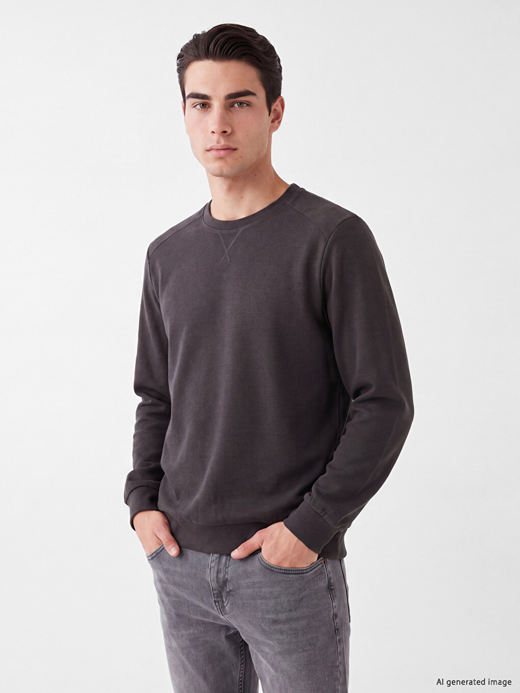 Man Anthracite Sweatshirt
