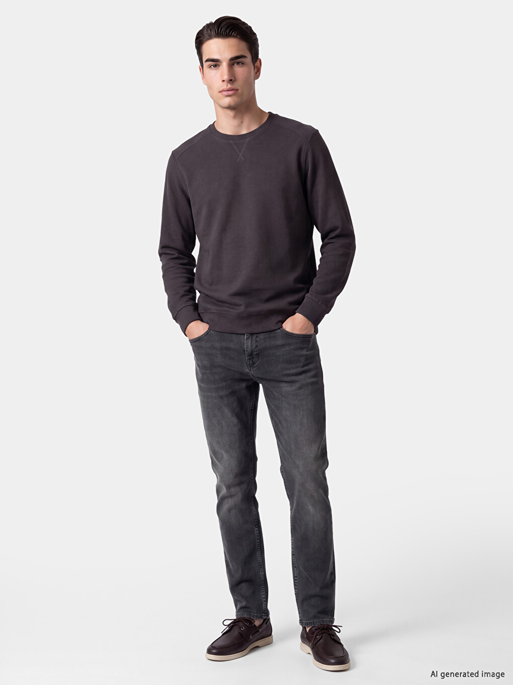 Man Anthracite Sweatshirt-1
