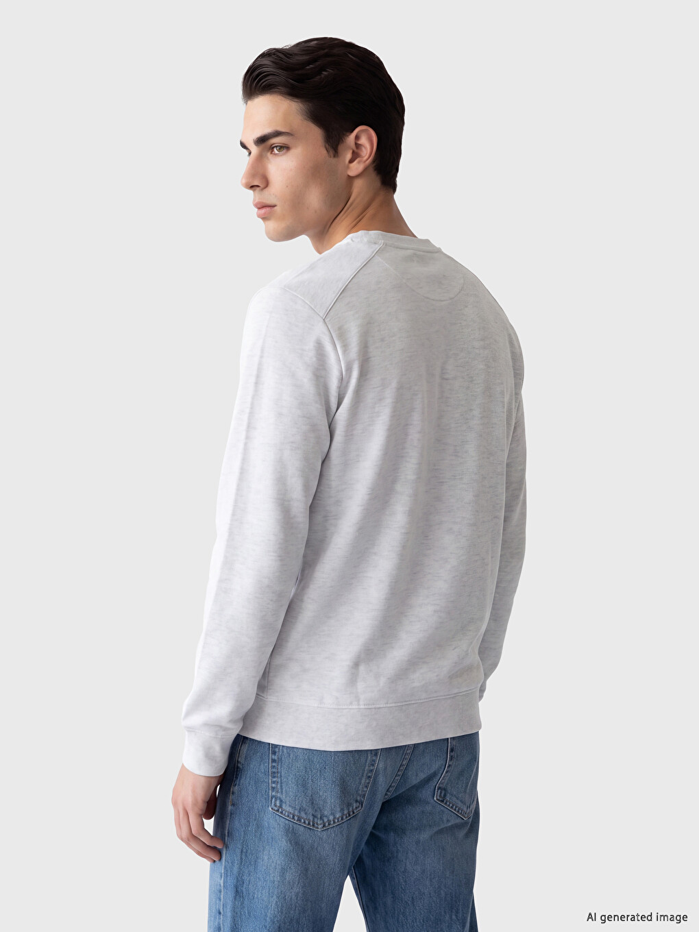 Man Grey Sweatshirt-2