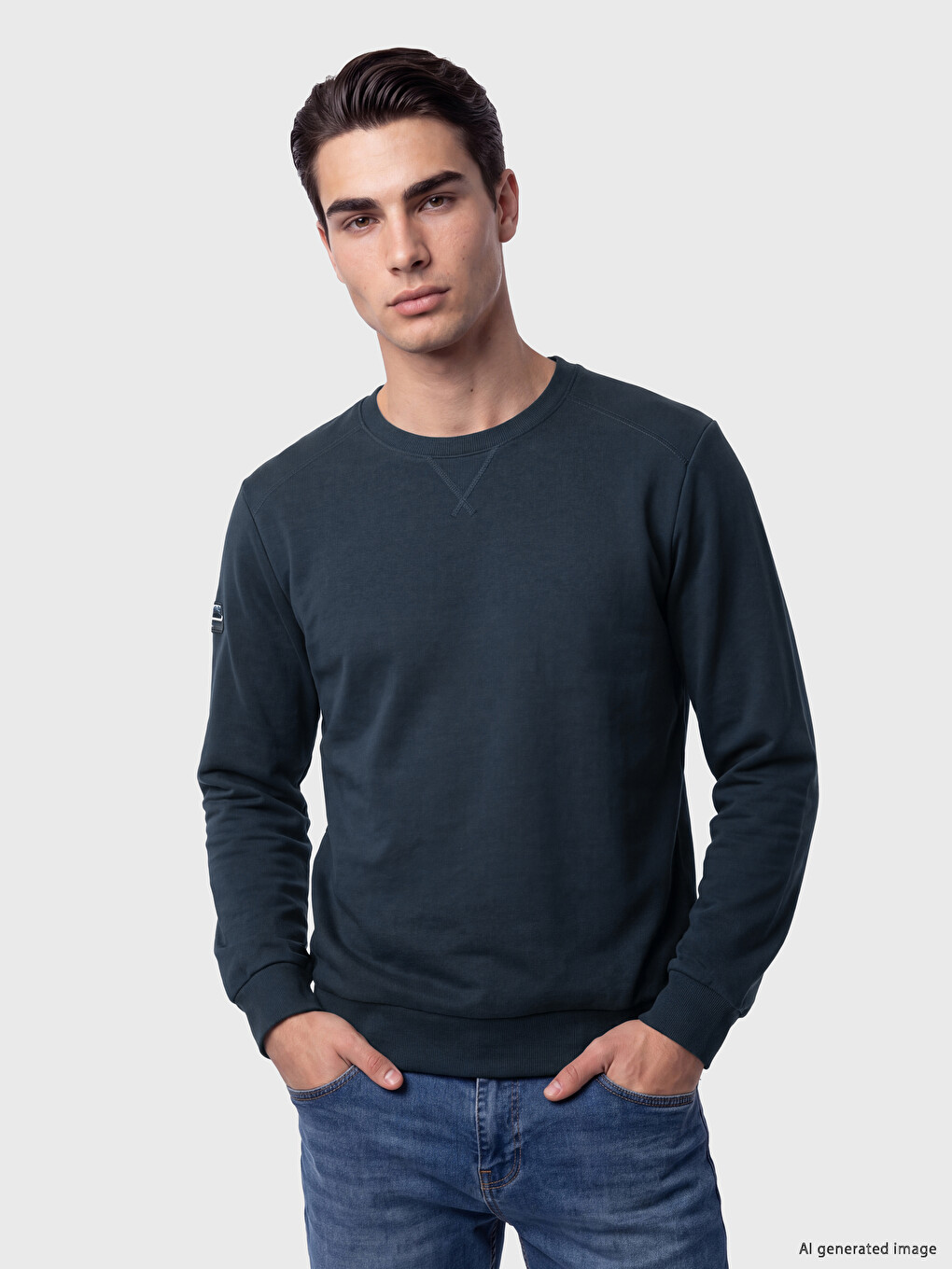 Man Petrol Sweatshirt