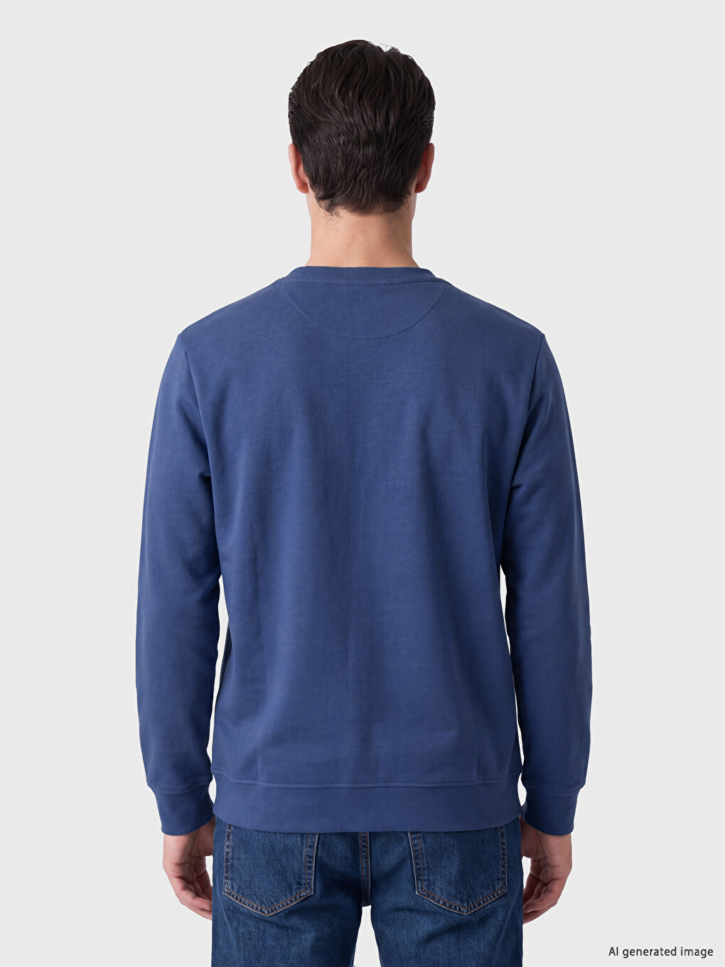 Man Indigo Sweatshirt-2