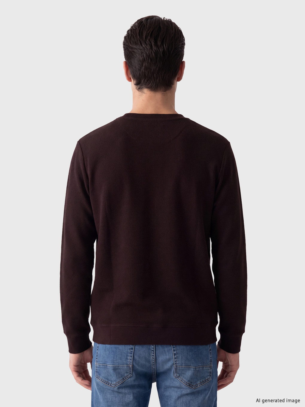 Crew Neck Men's Sweatshirt-2