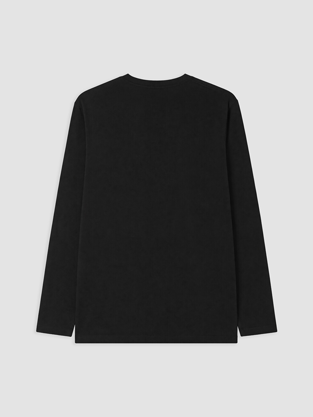 Crew Neck Long Sleeve Jersey Men's T-shirt-5