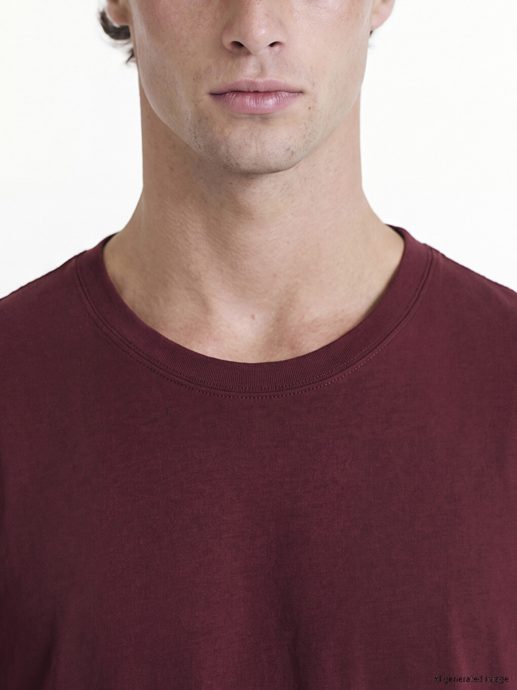 Crew Neck Long Sleeve Jersey Men's T-shirt-2