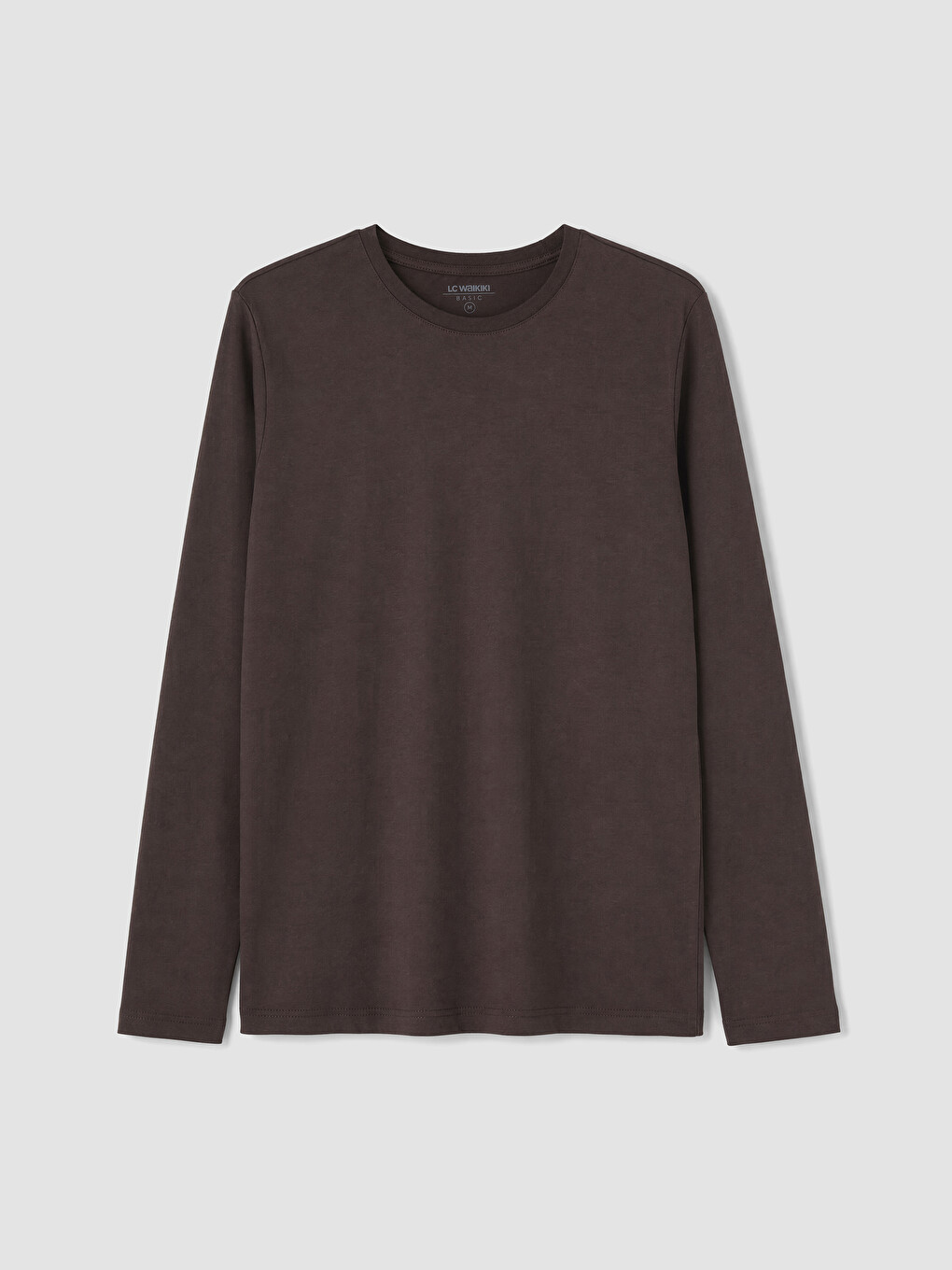 Mashkull Ngjyre Kafe T-shirt
