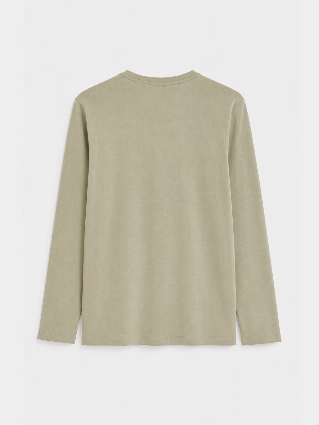 Crew Neck Long Sleeve Jersey Men's T-shirt-4