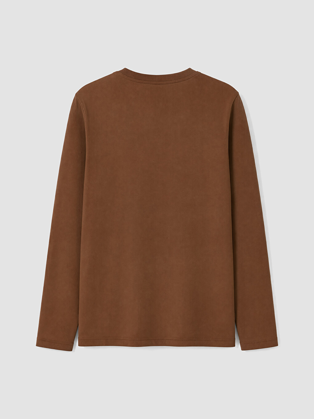 Crew Neck Long Sleeve Jersey Men's T-shirt-5