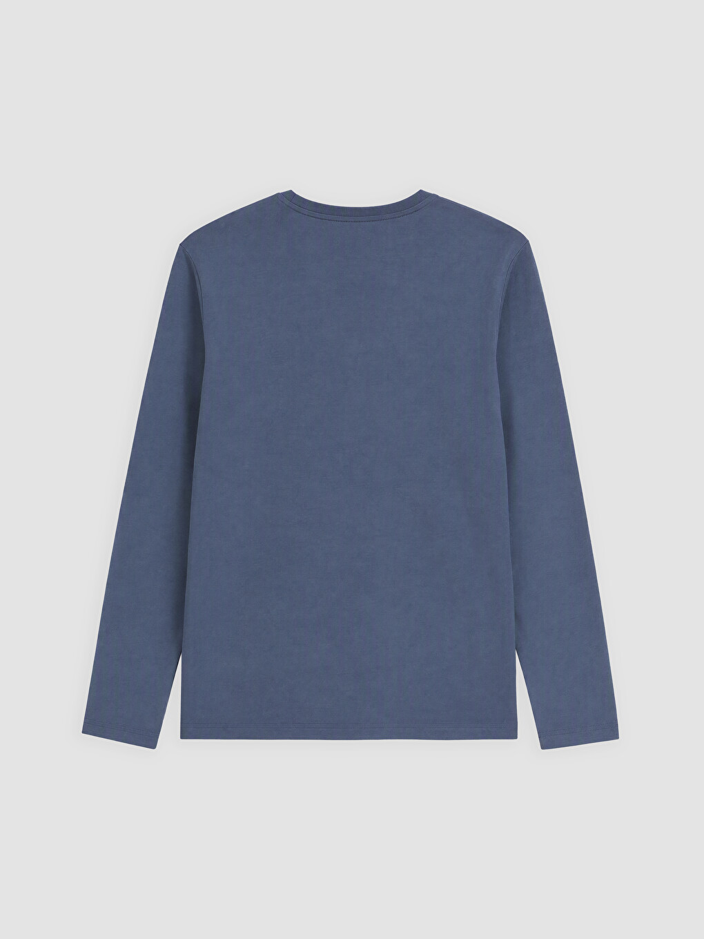 Crew Neck Long Sleeve Jersey Men's T-shirt-4