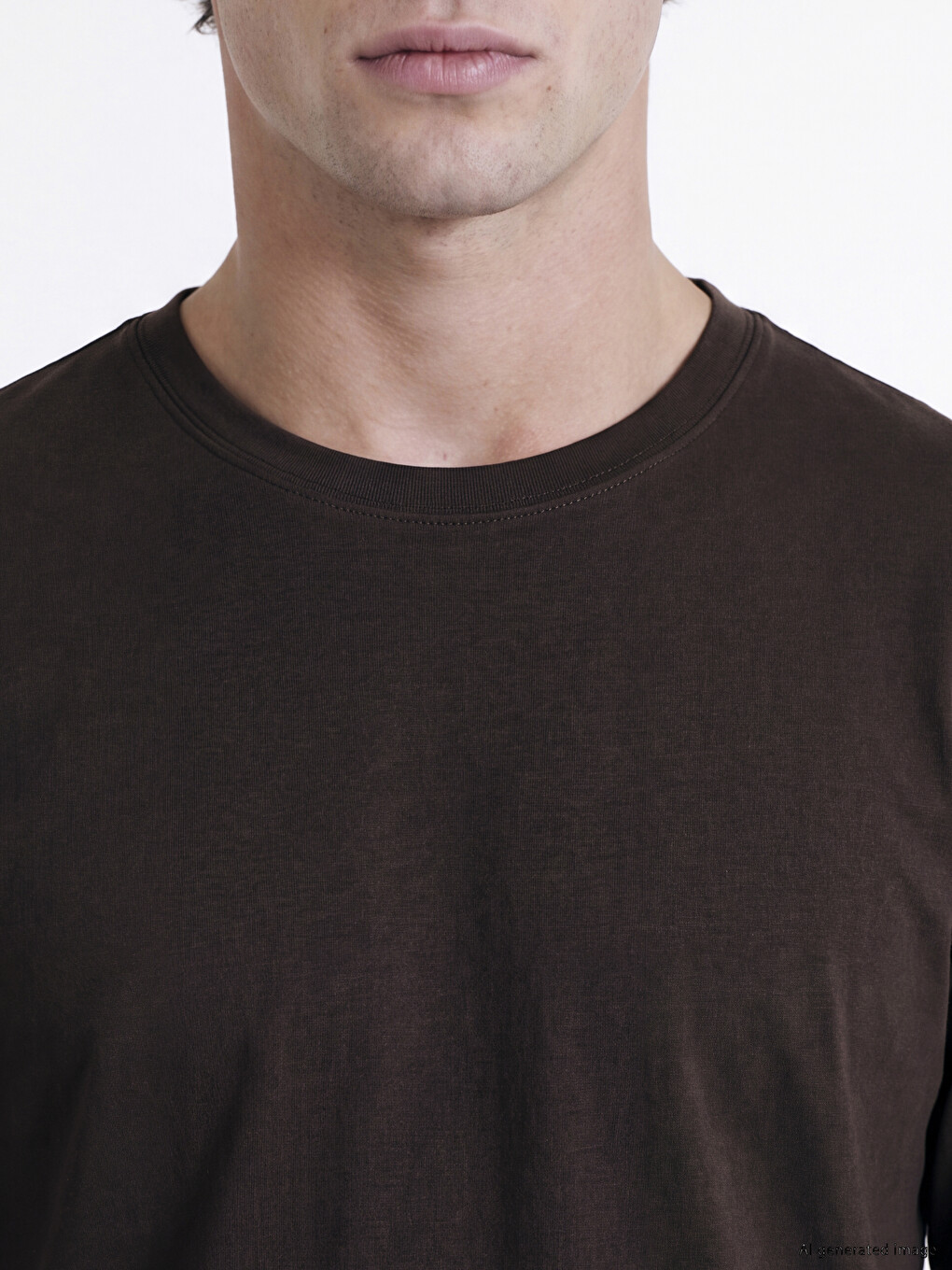 Crew Neck Long Sleeve Jersey Men's T-shirt-2