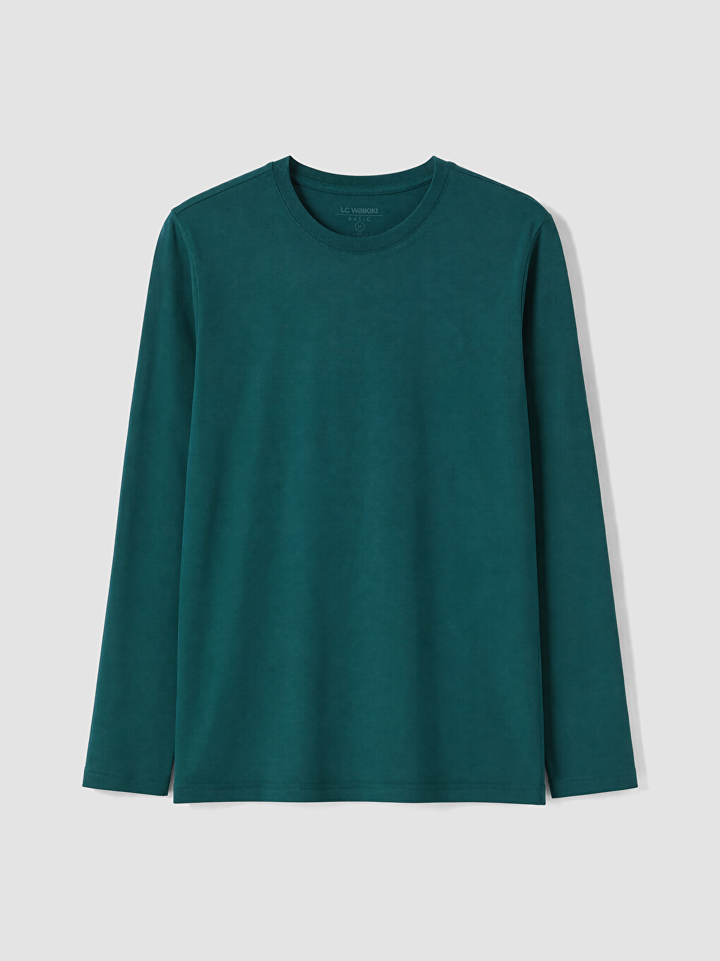 Crew Neck Long Sleeve Jersey Men's T-shirt