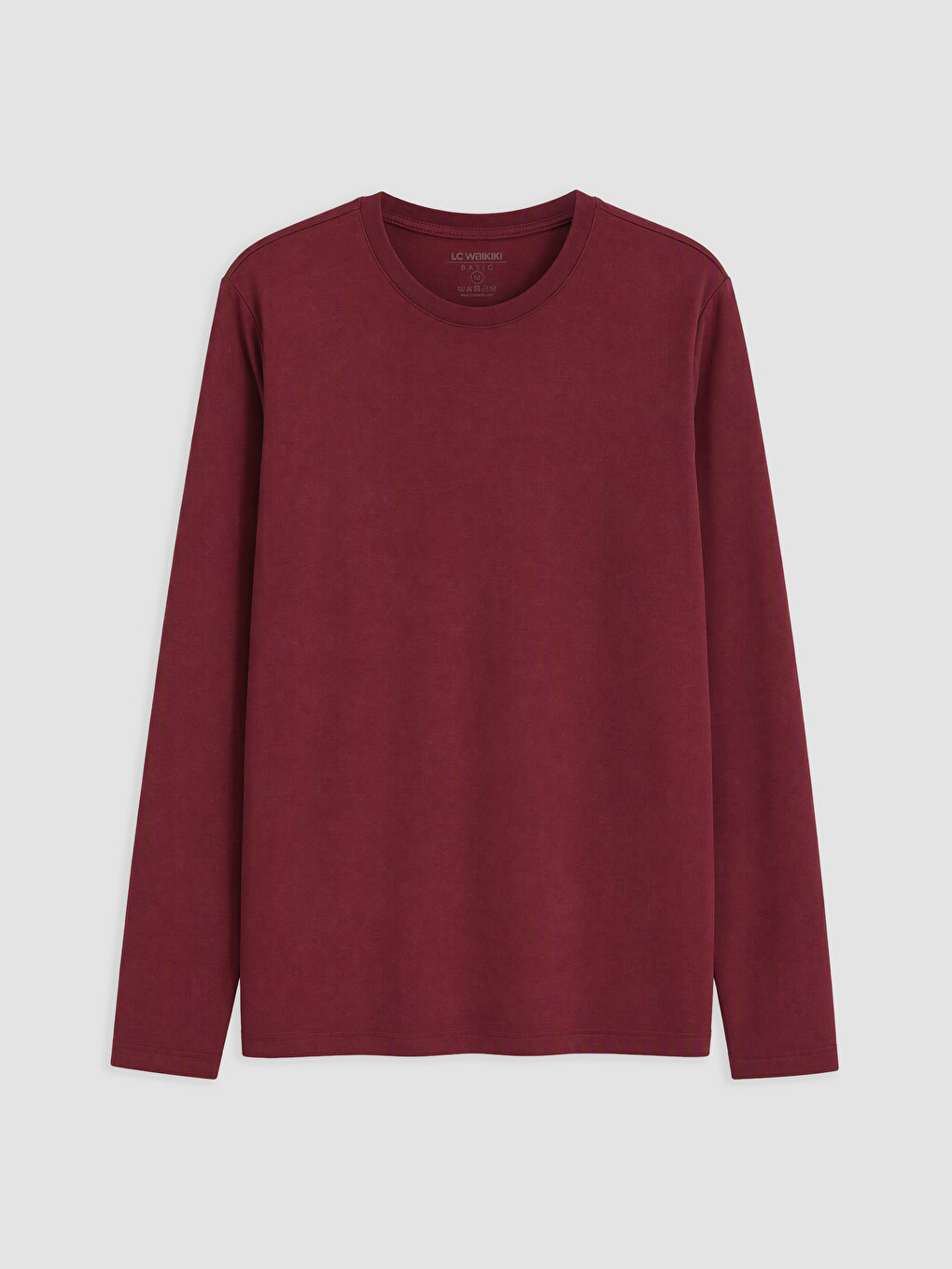 Crew Neck Long Sleeve Jersey Men's T-shirt