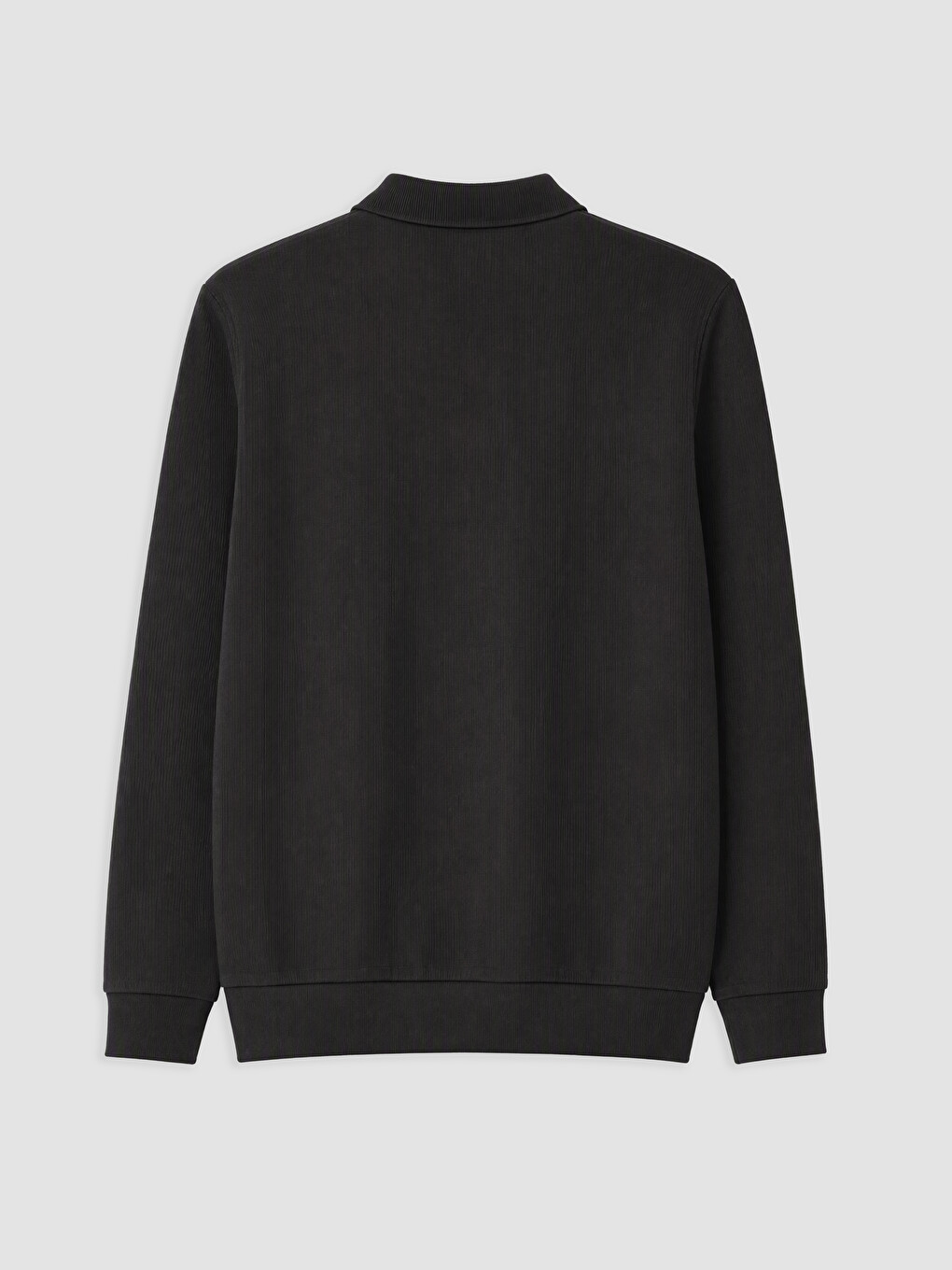 Antrasit Polo Yaka Erkek Sweatshirt-1