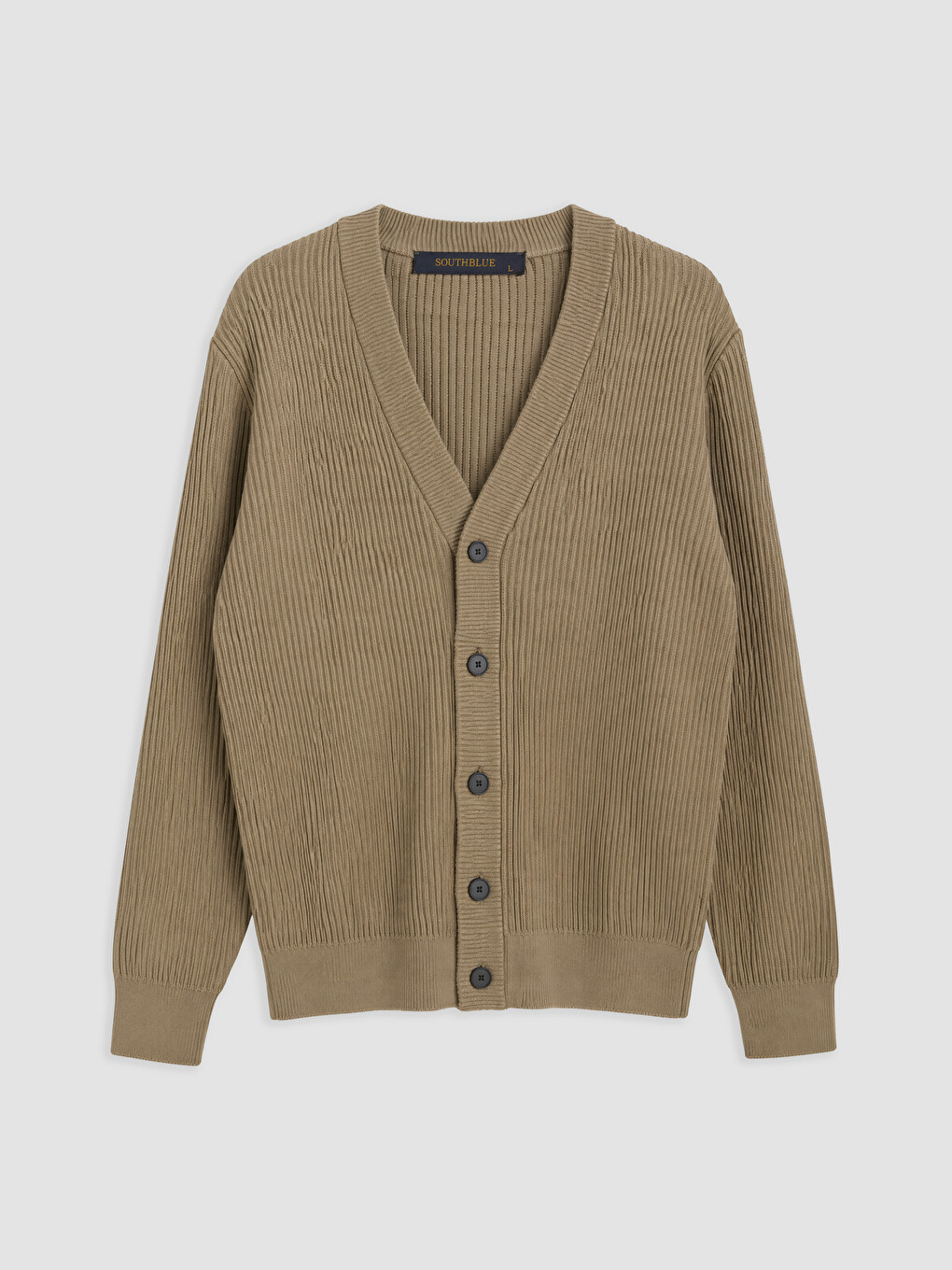 Regular Fit V Neck Men's Knitwear Cardigan-4