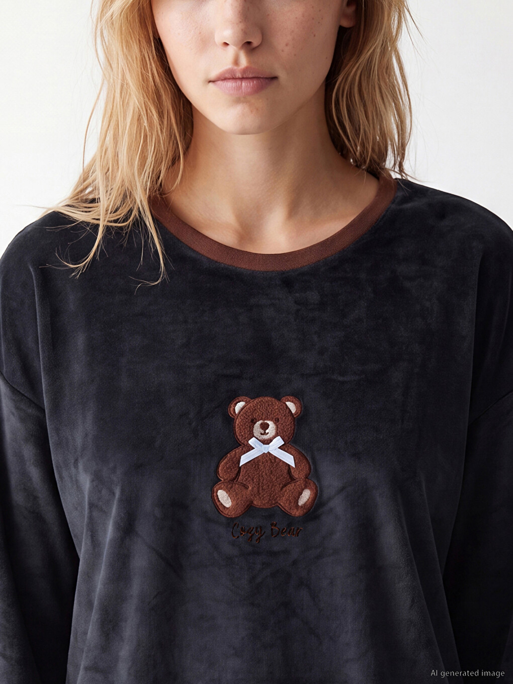 Woman Black Pyjama Set-2