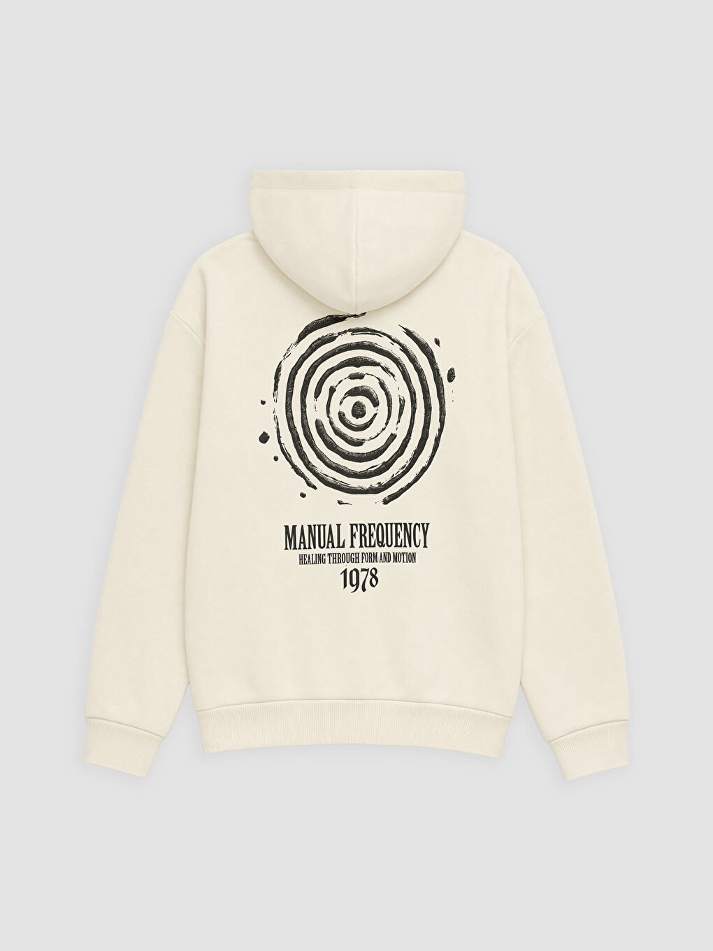Man Ecru Hoodie-7