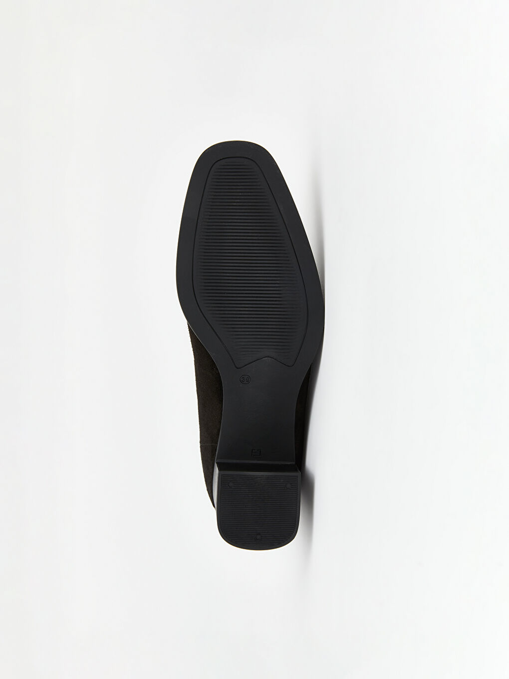 Siyah Süet Kadın Topuklu Ayakkabı-3